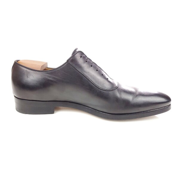 Gucci Hylands Plain Toe Oxford, Black, Size 8 US 9 Made in Italy - Picture 2 of 10